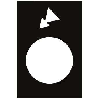 GS Symbolschild schwarz        ZB2BY2968 