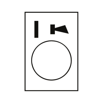 GS Symbolschild Ein mit Hupe   ZB2BY4985 