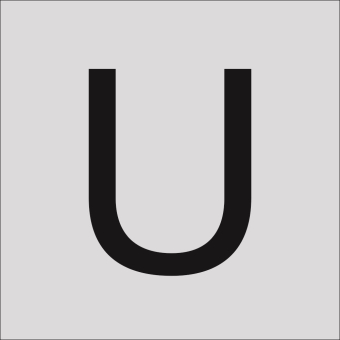 RZB Beschriftung U schwarz   99222.003.U 