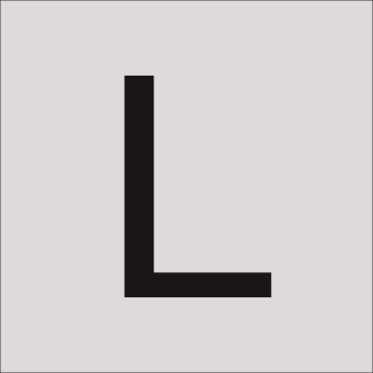 RZB Buchstabe L 100mm        99222.013.L 