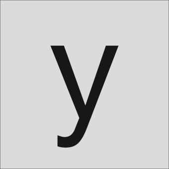 RZB Buchstabe "y",60mm     99221.013.Y/K 