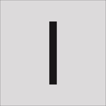 RZB Buchstabe "l",60mm     99221.013.L/K 