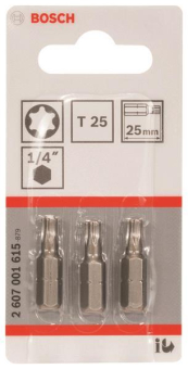 Bosch Schrauberbit Extra-Hart T25 