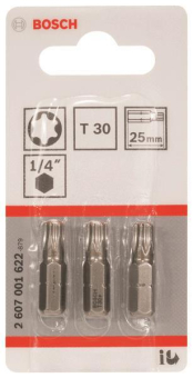 Bosch Schrauberbit Extra-Hart T30 