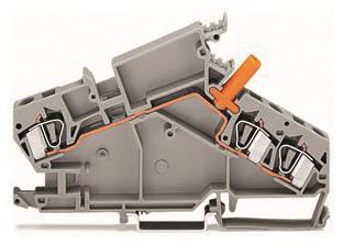 WAGO 282-866 3-Leiter-Durchgangsklemme,6 