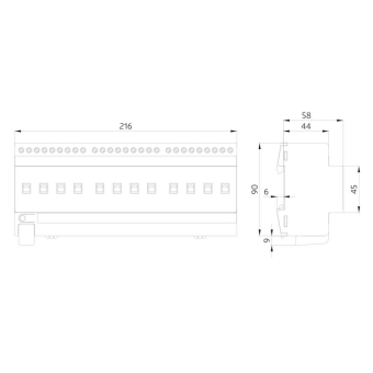 BEG 93328 SA12 - 230 / 16 / H / KNXs REG 