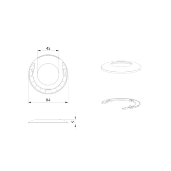 BEG 93085 Zubehör Abdeckring    BEG93085 