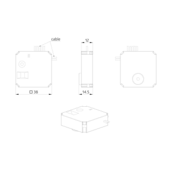 BEG 92842 DALI Taster-    PBM-DALISYS-4W 