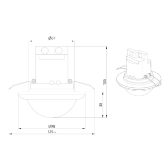 BEG Präsenzmelder PD4-M-1C-K-DE    92586 