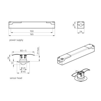 BEG Luxomat Einbau Bewegungsmelder 92902 