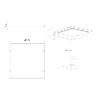 BEG Deckenanbau-Rahmen 93181 