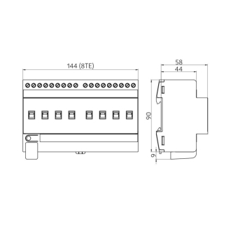 BEG 93228  SA8 - 230 / 16 / H / KNXs REG 