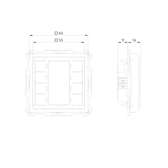 BEG 93178 PB8-KNX-ST          PB8-KNX-ST 