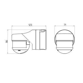 BEG Luxomat AP Bewegungsmelder     93344 
