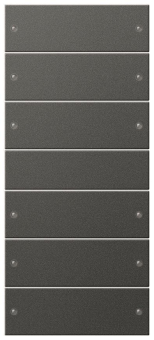 GIRA 218628 Wippenset 6fach (3+3) 