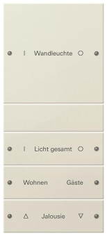 GIRA 220401 Wippenset 4fach (1+3) 