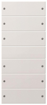 GIRA 218627 Wippenset 6fach (3+3) 