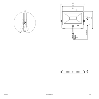 EVN IP65 15W 3000K 1100lm       LFA1502S 