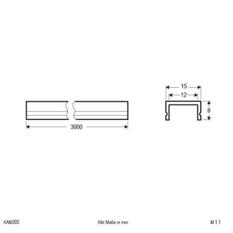 EVN Kunststoff-Abdeckung -opal -  KAM300 