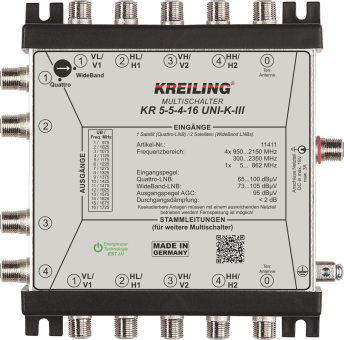 Kreiling UNICABLE  KR 5-5-4-16 UNI-K-III 