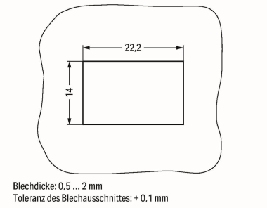 WAGO 890-703 Snap-In-Buchse,3-polig,Kod. 