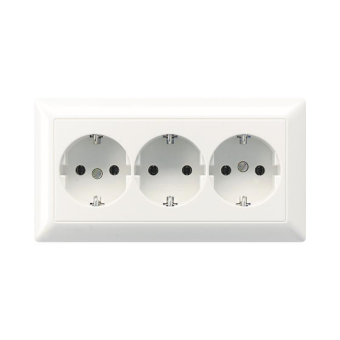 JG AS 500 Kanal-Schuko 3fach     AS523WW 