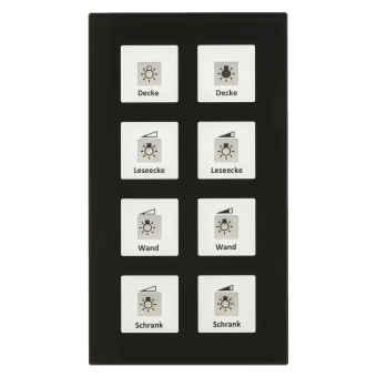 MDT RF-GTT8S.01 KNX RF+ Funk Glastaster 