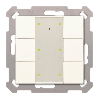 MDT RF-TA55A6.01 KNX RF+Funk Taster 6f 
