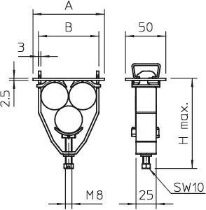 OBO 2056 E 44 FT Bügelschelle f.3 