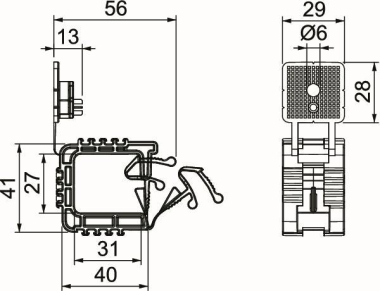 OBO 2031 10 Grip-Sammelhalterung 