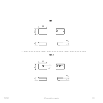 EVN Endkappen für              FL2PAKSET 