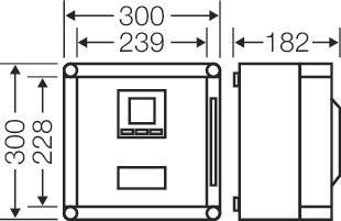 Hensel Mi mit Messgerät 96x96    Mi 2231 