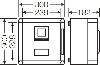 Hensel Mi mit Messgerät 96x96    Mi 2231 