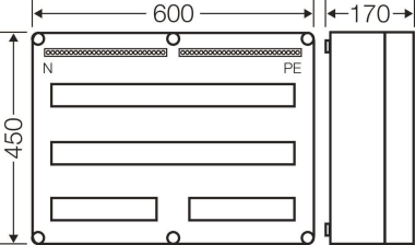 Hensel Mi-Automatengehäuse 80    Mi 1684 