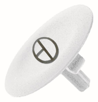 Schneider Tastenschild rund flach ZBA145 