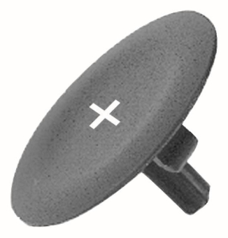 GS TASTENSCHILD RUND FLACH +     ZBA2934 