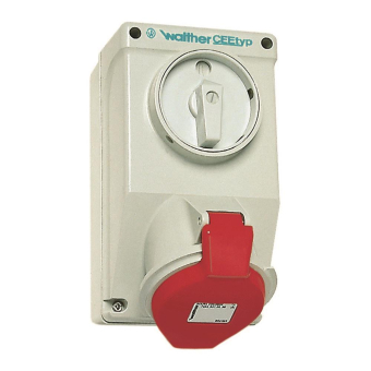 Walther Wandsteckdose 32A 5P 400V  AA130 