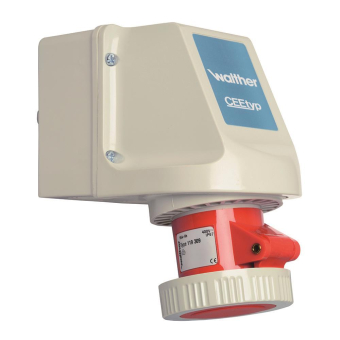 Walther Wandsteckdose 16A 3P 400V 119309 