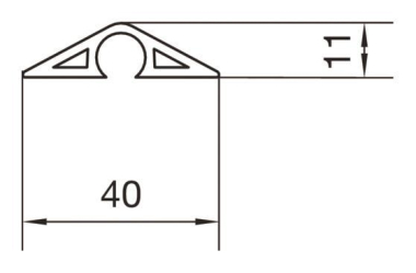Hager Aufbodenkanal f.1xNYM SL1104007030 