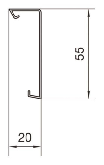 Hager Sockelleistenkanal-   SL2005529011 