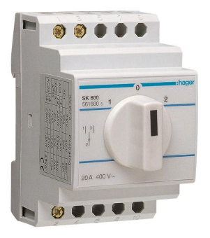 Hager Umschalter m.Nullstellung    SK600 