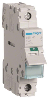 Hager Ausschalter 40A 1Schließer  SBN140 