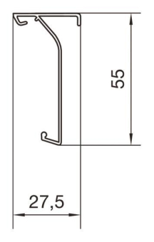 Hager Sockelleistenkanal-  SL20055229010 