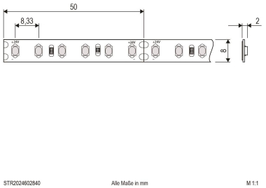 EVN LED-Strip IP20 9,6W/m  STR2024602840 