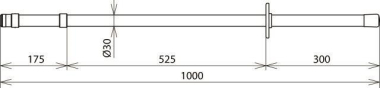 DEHN Isolierstange 36kV    IS 36 SK 1000 