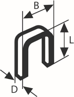 Bosch Schmalrückenklammer     1609200370 