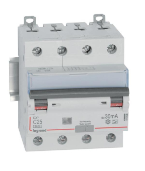 Legrand 411236 DX3 Fi/LS-Schalter C 25A 