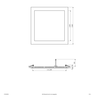 EVN LED Einbaupanel-quad.-     LPQ303502 