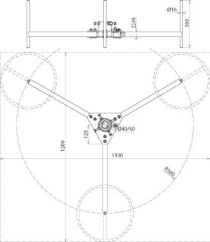 DEHN Dreibeinstativ für DEHNiso-C 105200 