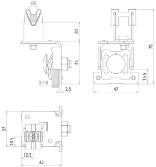 DEHN Dachleitungshalter           223031 